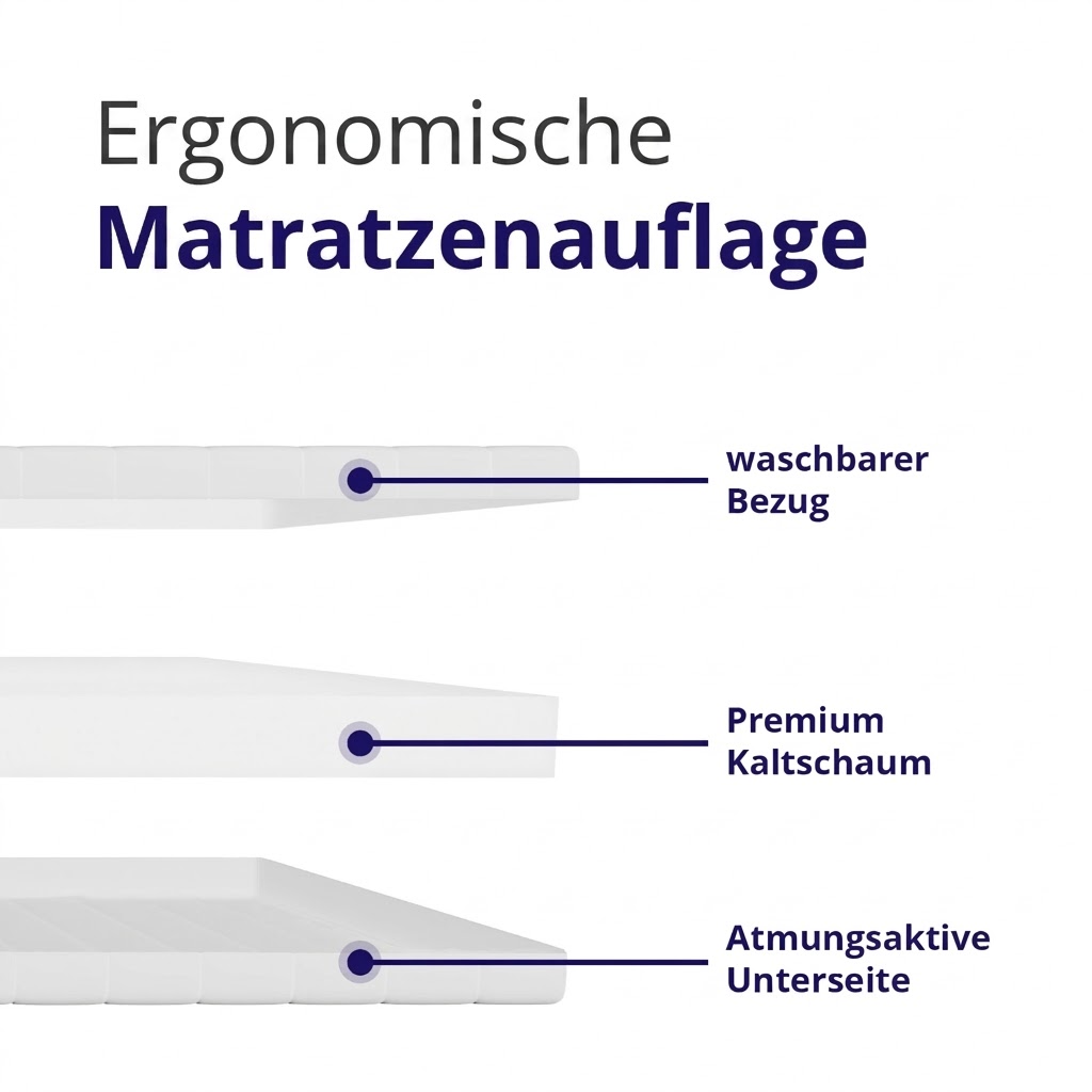 Classic Kaltschaum-Topper 5cm