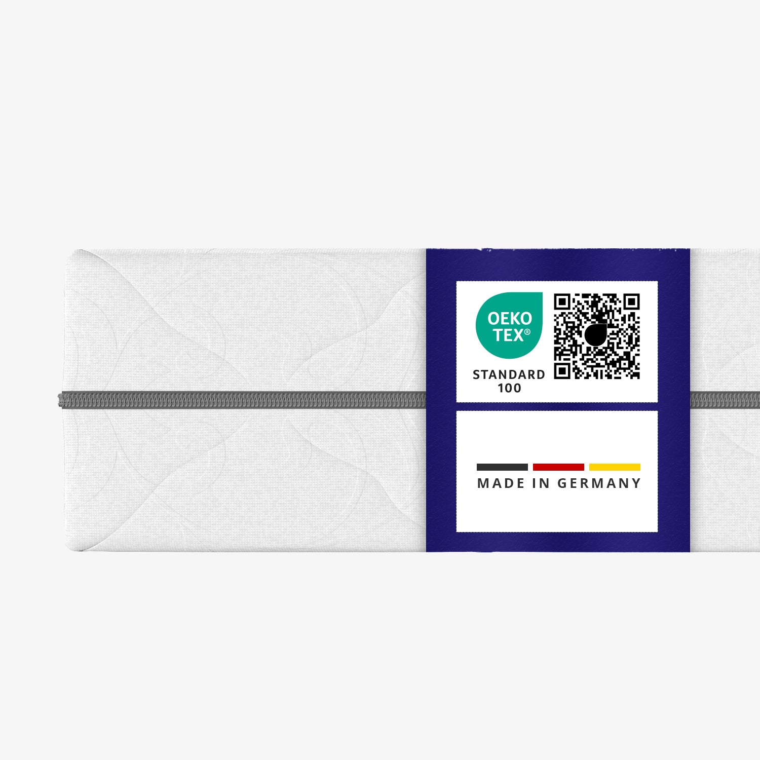 Matratzenbezug waschbar bei 60 Grad OEKO TEX zertifiziert antibakteriell und für Allergiker geeignet Taschenfederkernmatratze 18 cm