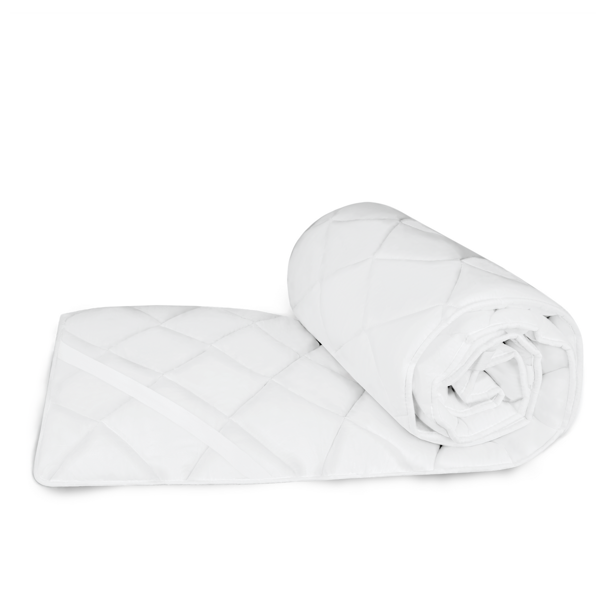 Soft Topper platzsparend gerollt – nachhaltig vakuumverpackt für einfache Lieferung und Lagerung hier in 90x200cm