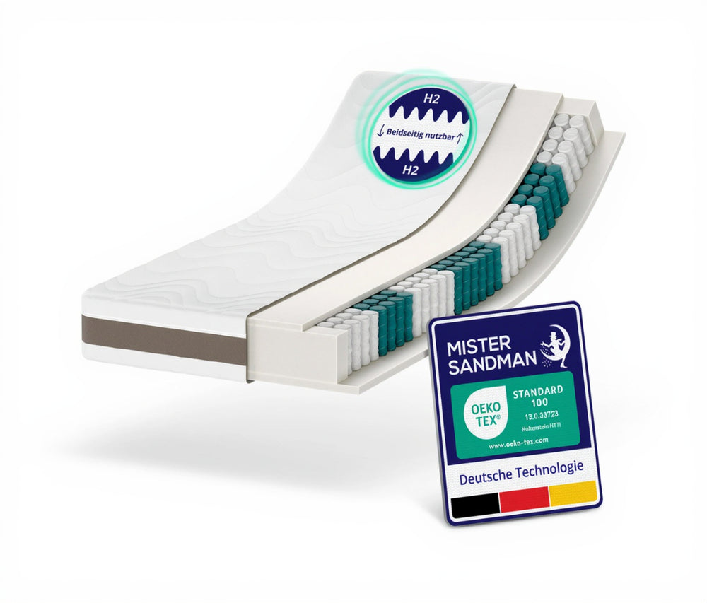 Taschenfederkernmatratze Komfort Plus 24 cm – H2
