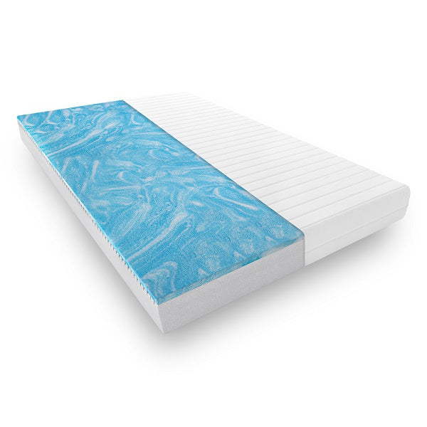 Matelas en mousse de gel avec housse en microfibre